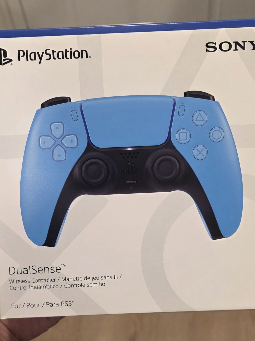 Sony DualSense Wireless Controller - Light Blue and Black